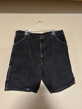 Wrangler Black Denim Jean Shorts
